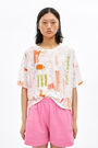 White Cities devoré t-shirt White Cities devoré t-shirt