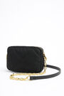 M black padded nylon crossbody bag M black padded nylon crossbody bag