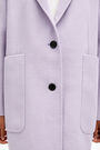 Lilac double-sided tailored coat Lilac double-sided tailored coat