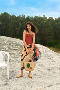 Washed cotton seashell sarong