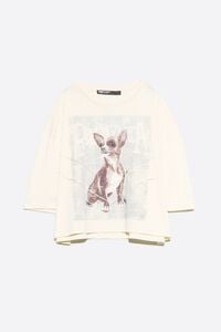 Camel Chihuahua boxy T-shirt