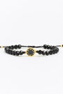 Black logo cord bracelet Black logo cord bracelet