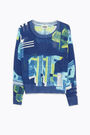 Blue Cities linen jumper Blue Cities linen jumper