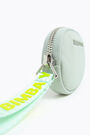 Oval light blue nylon purse Oval light blue nylon purse