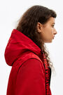 Red technical trench Red technical trench