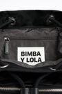 M black nylon backpack M black nylon backpack