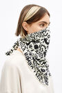 White art brut animals bandana White art brut animals bandana