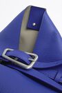 L indigo blue leather bucket bag L indigo blue leather bucket bag