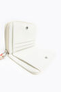 Ivory nylon flap purse Ivory nylon flap purse