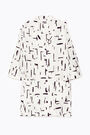 Paper-Lines print shirt dress Paper-Lines print shirt dress