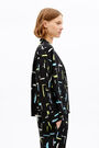 Black Paper-Lines shirt Black Paper-Lines shirt