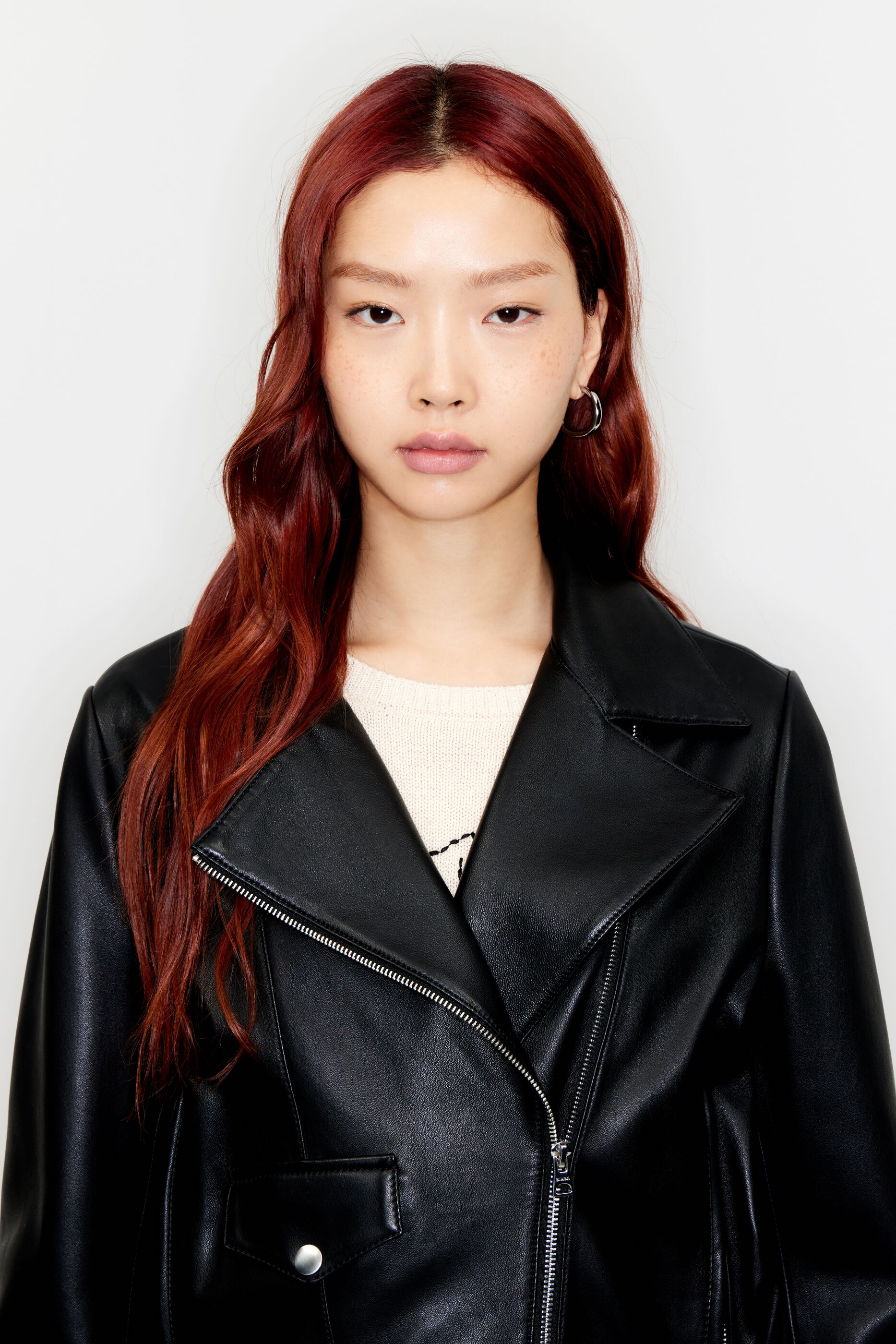 Girls black online leather jacket