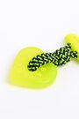 Neon yellow heart key ring Neon yellow heart key ring