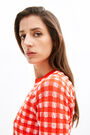 Red gingham jumper Red gingham jumper