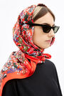 Red garden scarf Red garden scarf
