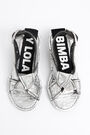 Silver heel sandal Silver heel sandal