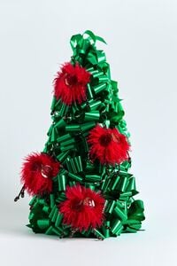 Red fur Marisa key ring