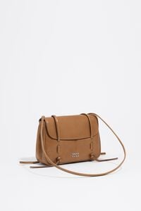 Honey leather Mini flap bag
