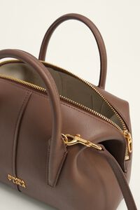 Mocha leather Romeo bag