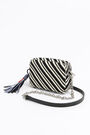 XS two-tone plaited crossbody bag XS two-tone plaited crossbody bag