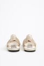 Gold woven ballerina shoe Gold woven ballerina shoe