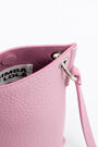 Pink leather phone minibag Pink leather phone minibag
