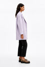 Lilac double-sided tailored coat Lilac double-sided tailored coat