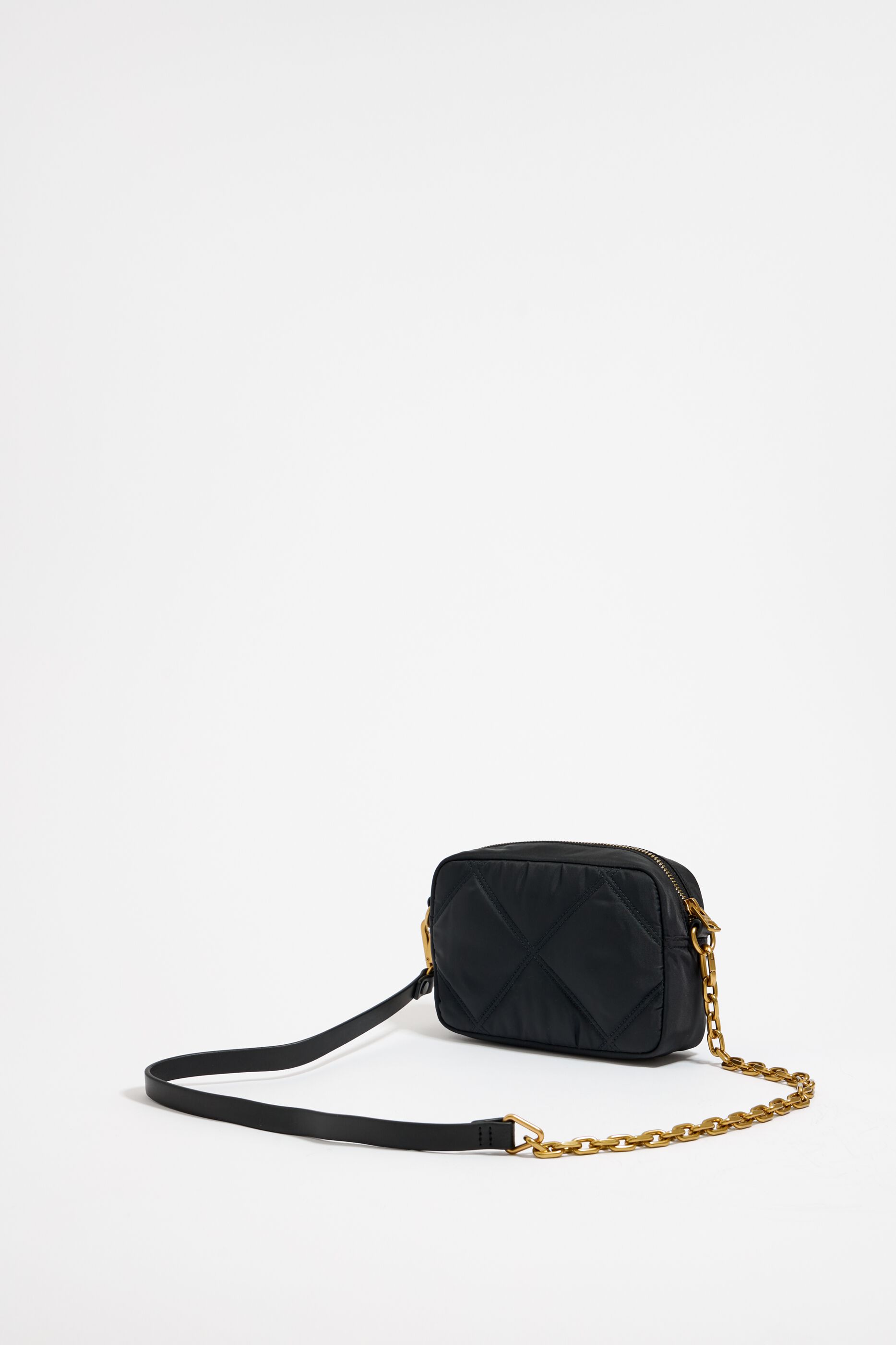 XS black rectangular crossbody bag