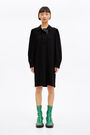 Black midi shirt dress Black midi shirt dress