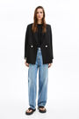 Black crossed blazer Black crossed blazer