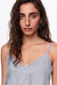 Light blue slip top