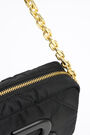 M black padded nylon crossbody bag M black padded nylon crossbody bag