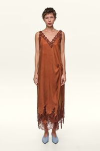 Toffee camisole dress with knot