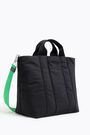 L black padded shopper bag L black padded shopper bag