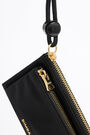 Black nylon double purse Black nylon double purse