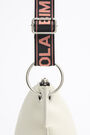 M white leather trapezium crossbody bag M white leather trapezium crossbody bag