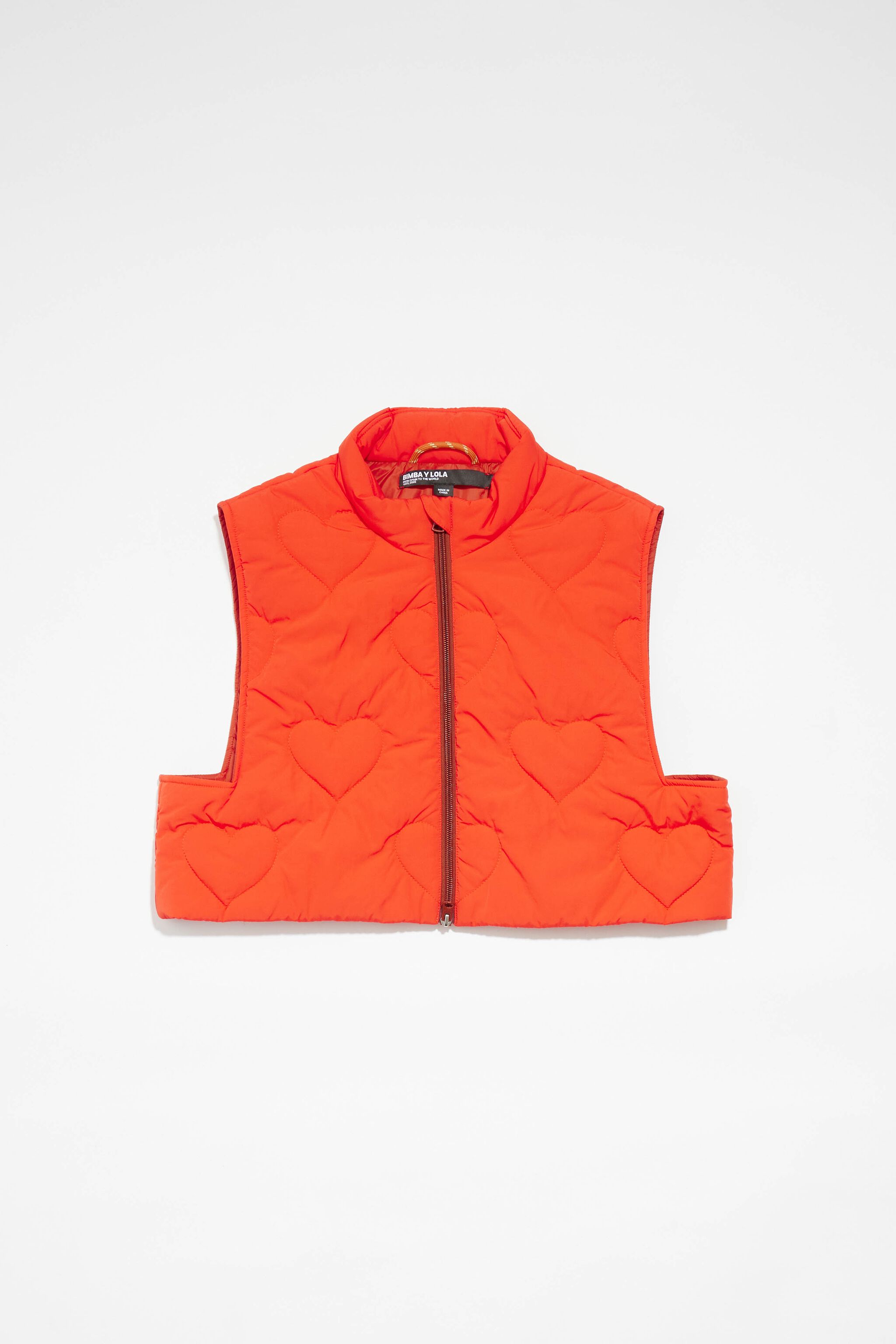 Puffer online vest orange