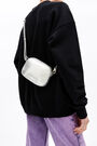 Silver leather minibag Silver leather minibag